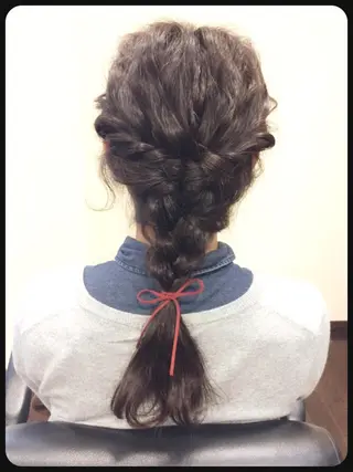 ロング ヘアアレンジ 沢田 瞳のヘアスタイル