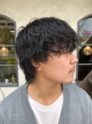 メンズ rocca所属・鮫島 連のヘアスタイル