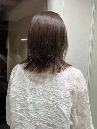 ミディアム rino🤍 恵比寿レイヤーカットのヘアスタイル