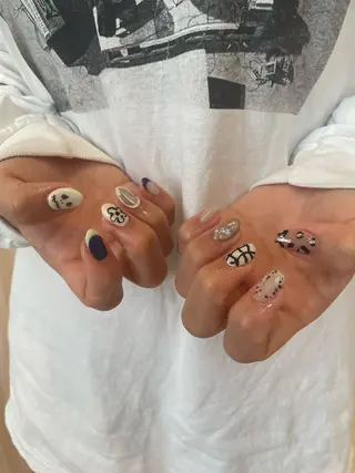 ネイル 束感まつ毛/ネイル/ LED♥KIRARAのマツエク・マツパデザイン