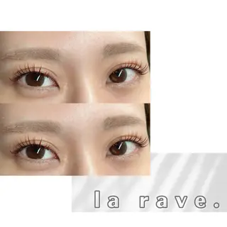 マツエク・マツパ la rave. eyelashのマツエク・マツパデザイン