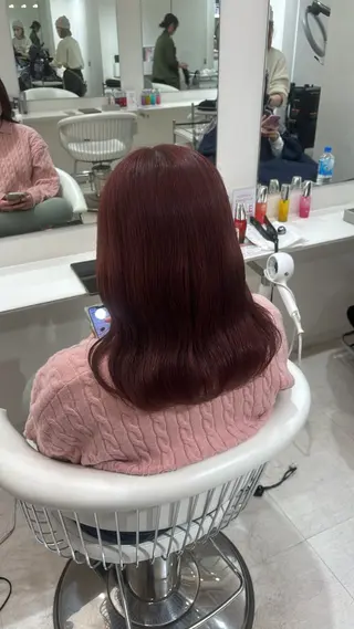 ロング カラー 今井 愛歩のマツエク・マツパデザイン