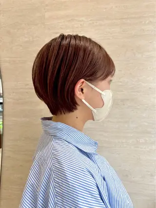 ショート THE ESCALA 町田店所属・町田/メンズカット/ センターパート/細木のヘアスタイル