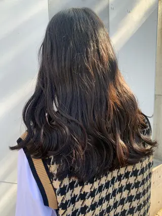 セミロング ラベンダー/レイヤー スタイル🤎mamiのヘアスタイル