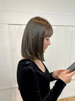 ミディアム カラー RIKU /似合わせカット🌱のヘアスタイル