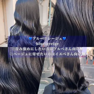 ロング カラー ヘアアレンジ Ryo横浜韓国ヘア/ 曲がる縮毛矯正特化のヘアスタイル