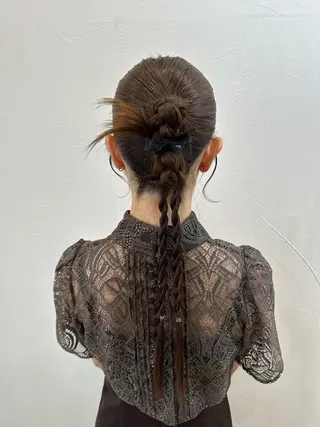 ヘアアレンジ 🎀sakura🎀 艶髪/韓国/ワンホンのヘアスタイル