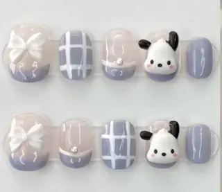 ネイル H3 Nail Tsuki🦋💙のネイルデザイン