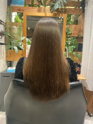 ロング カラー 馬場 彩のヘアスタイル