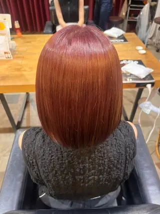 カラー 山﨑 みなみのヘアスタイル