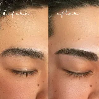 メンズ アイブロウ 眉毛&フェイス WAX専門ハルヒラリの眉毛・アイブロウイメージ