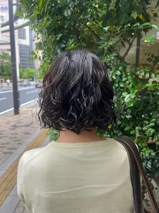 ショート パーマ hairdo千葉店 カワサキ　マナのヘアスタイル
