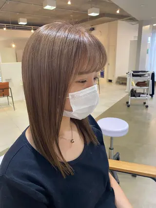 セミロング I nagiのヘアスタイル