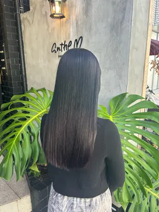 ロング 🌷ラベンダーピンク 顔まわり🌷ねいろのヘアスタイル