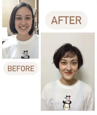 ショート later登戸所属・中島 芽生のヘアスタイル