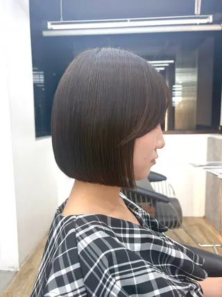 ショート オリーブベージュ/シ ョートボブたまき🧡のヘアスタイル