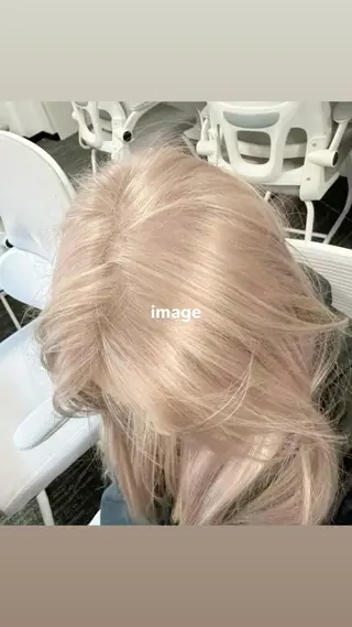 カラー MINX 白石 漣のヘアスタイル