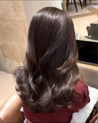 カラー 韓国ヘア/透明感 カラー/金子 愛優のヘアスタイル