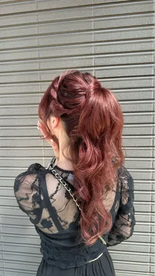 ロング ヘアアレンジ カラー/ヘアセット Nanami💗のヘアスタイル