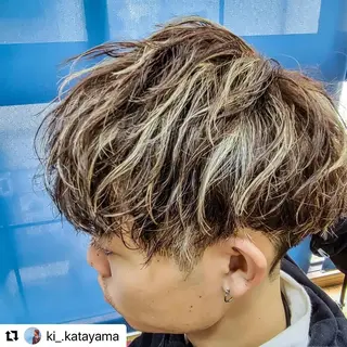 ミディアム カラー メンズ 🩷Eny terrace🩷のヘアスタイル