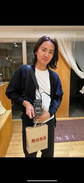 ミディアム メンズ 似合わせカット /パーマ岡本淳平のヘアスタイル