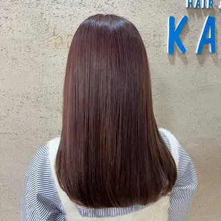 ロング カラー KAZU所属・田中 杏奈のヘアスタイル