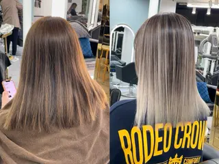 セミロング senjyu GINZA所属・バレイヤージュ/ハイ ライト/庄司鉄平のヘアスタイル