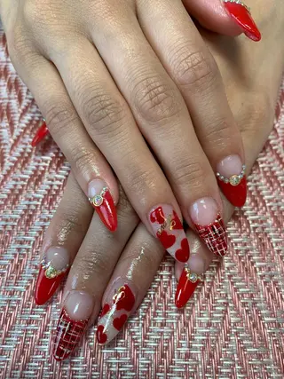 ネイル rukianail 新里のネイルデザイン