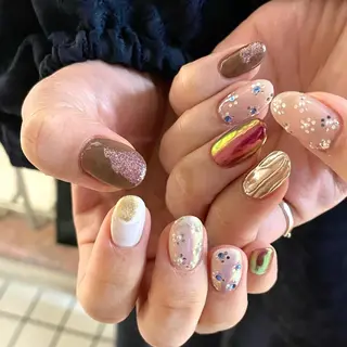 ネイル 新井 ひなののネイルデザイン