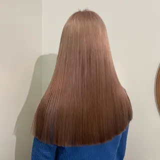 ロング カラー 蓑輪 璃央のヘアスタイル