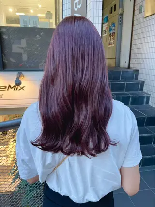 ロング カラー ParveMix￤ 大賀さつき🍨🤍のヘアスタイル