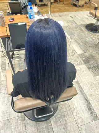 ロング カラー 新宿/うる艶カラー/ 祝迫愛艶のヘアスタイル