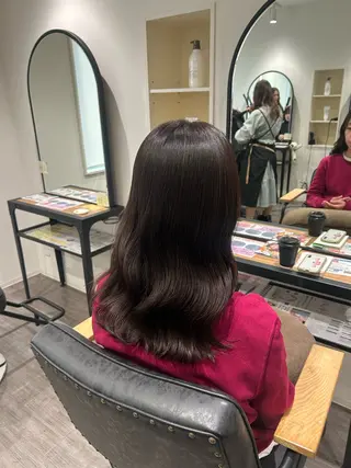 セミロング カラー ヘアアレンジ cocotte 💟草間紫音💟のヘアスタイル