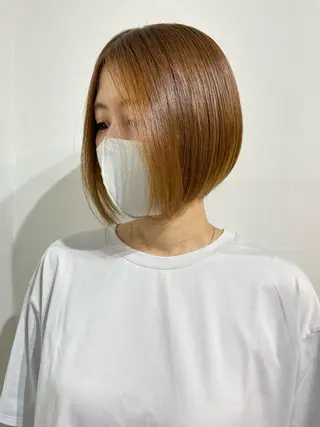 ショート 🐬脱白髪染めカラー 清水大世🐬のヘアスタイル