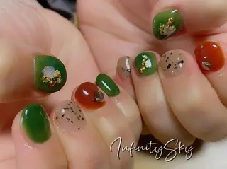 ネイル infinity skyのネイルデザイン