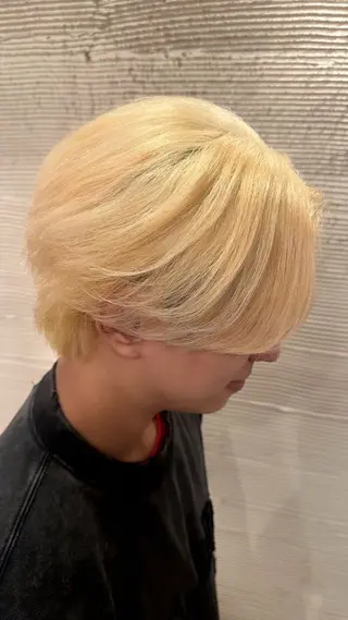 カラー メンズ 安藤 聖麻のヘアスタイル