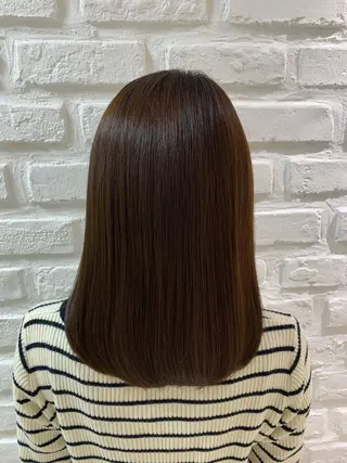 ミディアム パーマ 【センターパート/ マッシュ】ryokaのヘアスタイル