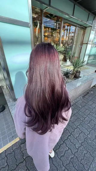 ロング カラー Plaatje　古淵店所属・𓂃plaatje koharu🫧🎀のヘアスタイル