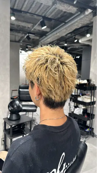 ショート ヘアアレンジ メンズ NEXT NEO所属・メンズヘア静岡 ✂︎Ryuheiのヘアスタイル