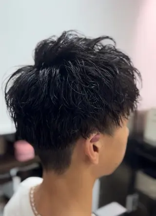 ミディアム パーマ メンズ FRISEUR/山本 美芽のヘアスタイル