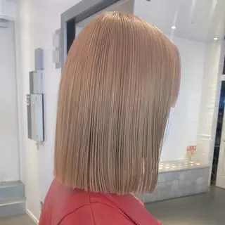 ミディアム カラー ヘアアレンジ 木下 梓のヘアスタイル