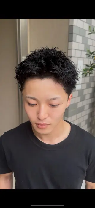 パーマ メンズ 年間2000名担当◎ パーマ職人/仲原佑樹のヘアスタイル