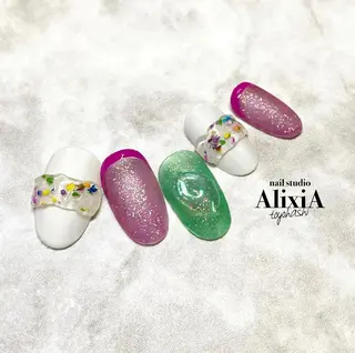 ネイル AlixiA nail studio所属・AlixiA ゆみのネイルデザイン