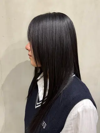 セミロング HAIR ICI 山崎友裕のヘアスタイル