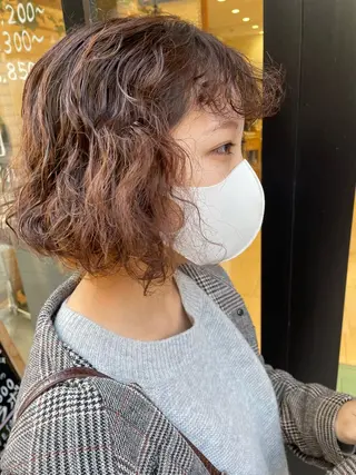 ミディアム パーマ 🩵ANELA東口 齋藤琴音💚のマツエク・マツパデザイン
