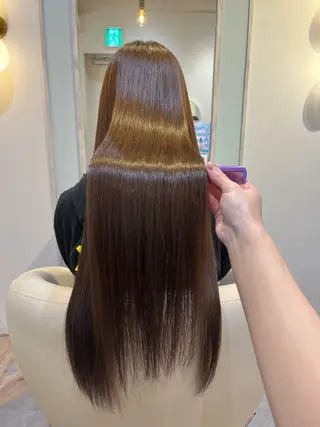 ロング サコ ミのヘアスタイル