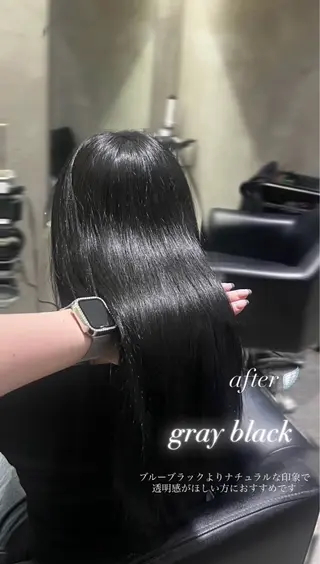 ロング カラー 原田 瑞季のヘアスタイル