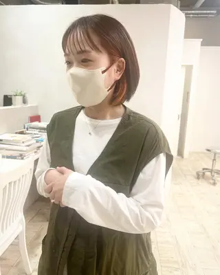 ショート カラー テトネ タカシのヘアスタイル