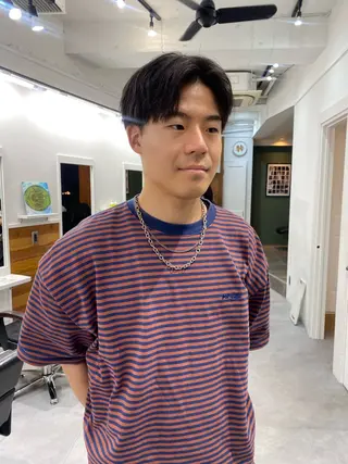 メンズ レイヤーボブ/ 艶カラー/サナ🌼のヘアスタイル