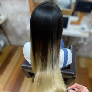 ロング YELLOW CORN 金沢文庫所属・【金沢文庫4分】髪質 改善/縮毛矯正アラタのヘアスタイル